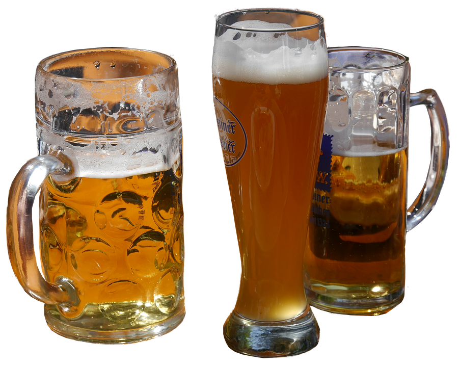 copas de cerveza